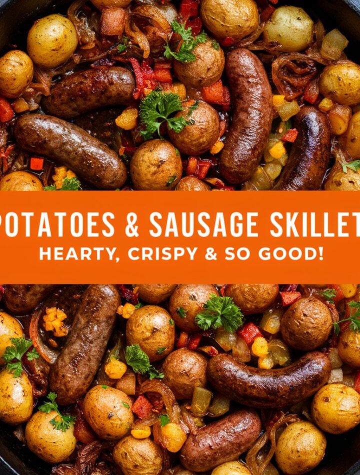 Cheesy Sausage and Potatoes Skillet
