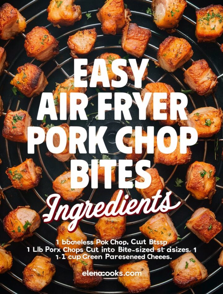 Easy Air Fryer Pork Chop Bites