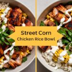 Street Corn Chicken Rice Bowl