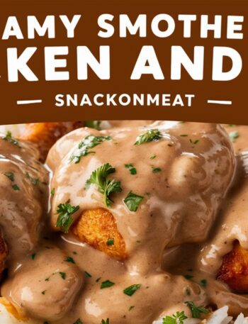 Creamy Smothered Chicken and Rice – Easy Comfort Food