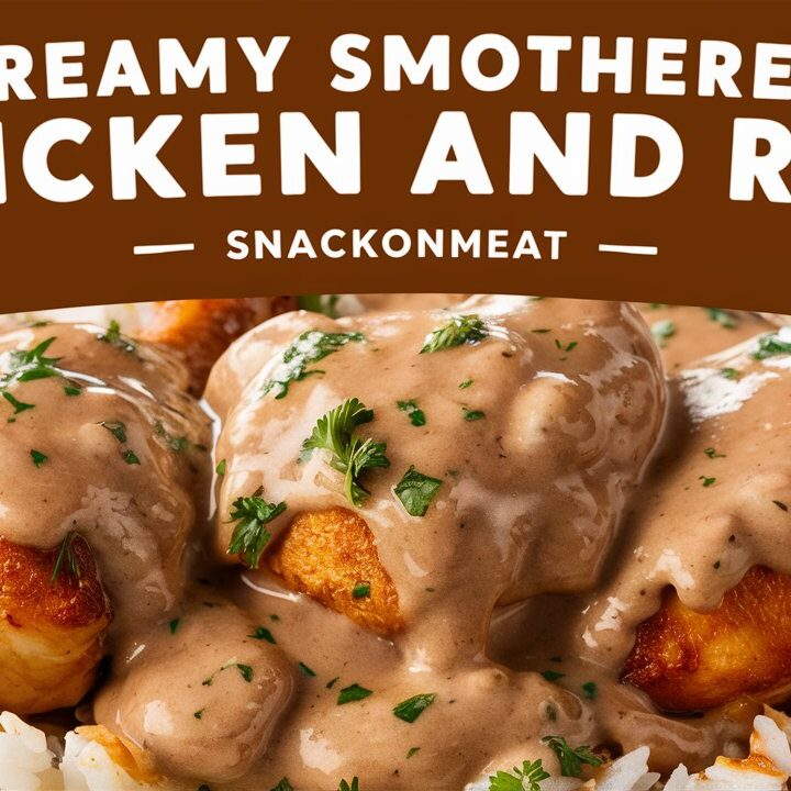 Creamy Smothered Chicken and Rice – Easy Comfort Food