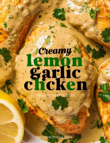 Creamy Garlic Chicken Recipe – Quick & Easy Dinner