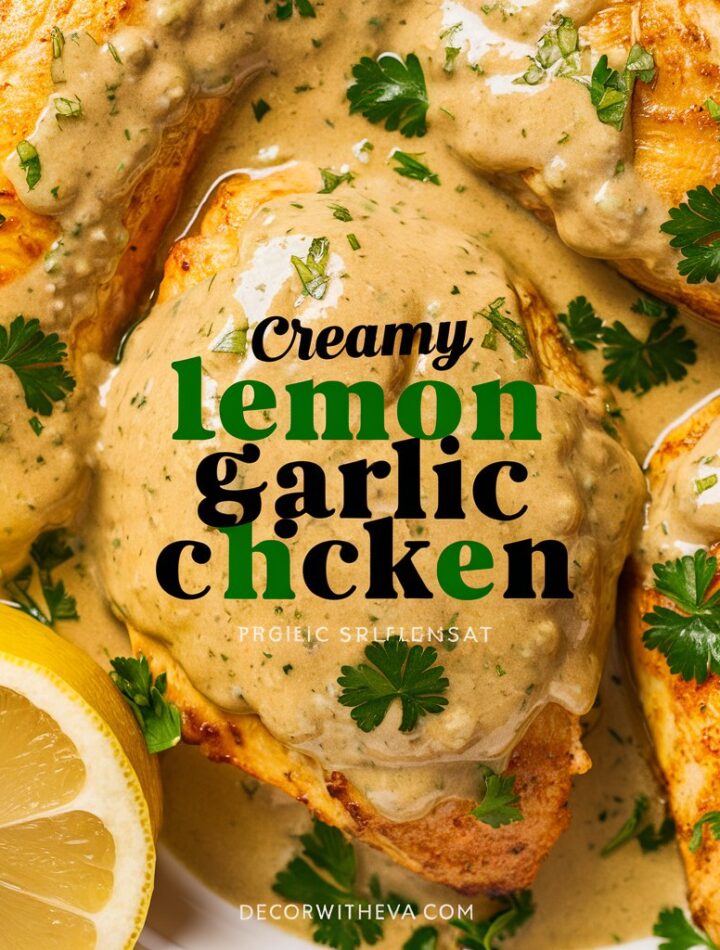 Creamy Garlic Chicken Recipe – Quick & Easy Dinner