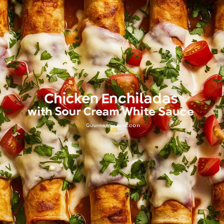 Creamy White Chicken Enchiladas – Easy Recipes with Rotisserie Chicken
