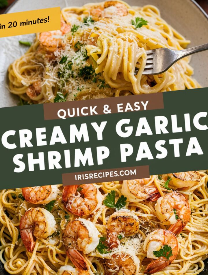 Creamy Garlic Shrimp Pasta – pasta easy recipes