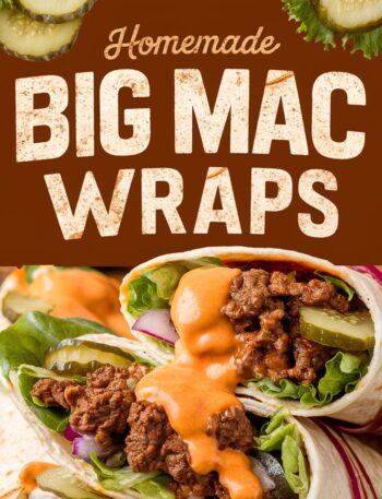 Big Mac Wraps – Easy Dinner Idea