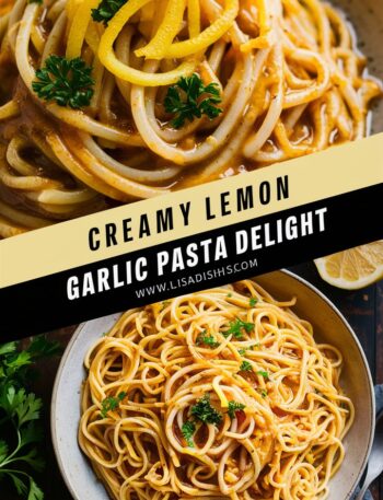 Creamy Lemon Garlic Pasta – Quick and Easy Recipes for Busy Nights