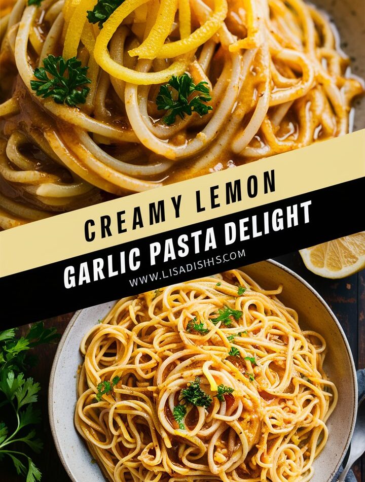 Creamy Lemon Garlic Pasta – Quick and Easy Recipes for Busy Nights