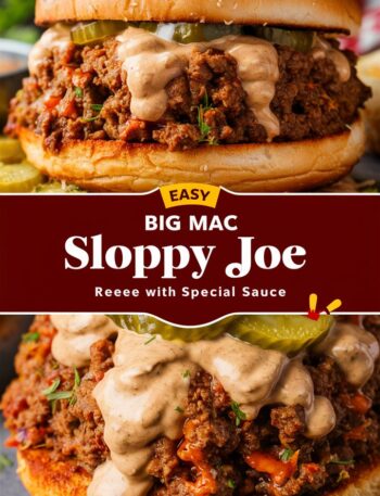 Big Mac Sloppy Joes – Easy Recipes with Ground Beef