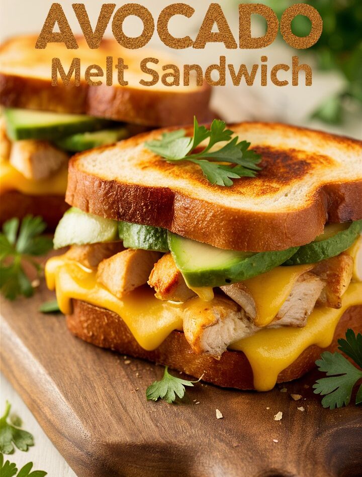 Chicken Avocado Melt Sandwich – Easy Sandwich Recipes for Lunch or Dinner