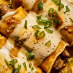 Southern Sausage Enchiladas with Creamy Gravy – Ground Sausage Recipes for Dinner Easy Simple