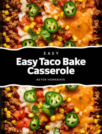 Layered Taco Bake – Easy Recipes with Ground Beef