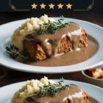 Meatloaf with Mushroom Gravy for Comfort-Food Cravings
