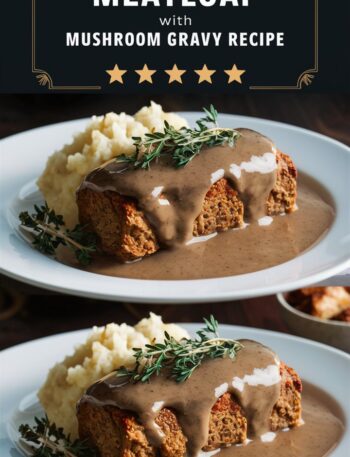Meatloaf with Mushroom Gravy for Comfort-Food Cravings