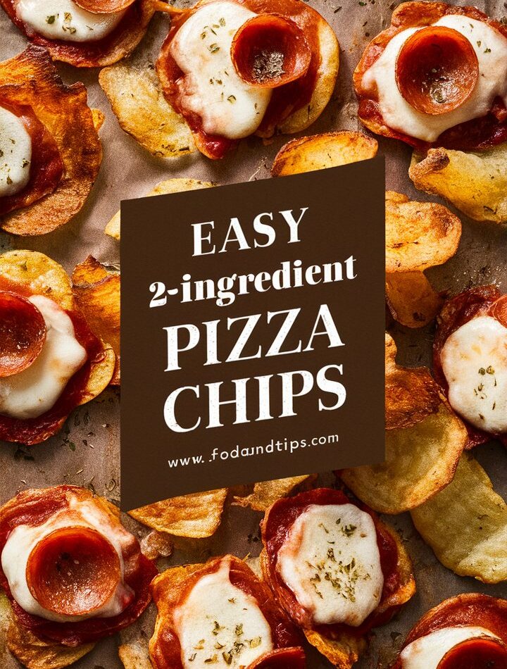 2-Ingredient Pizza Chips – Quick and Easy Lunch Recipes Pizza