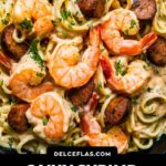 Cajun Shrimp and Steak Alfredo Pasta – Quick and Easy Dinner Recipes Healthy Instant Pot