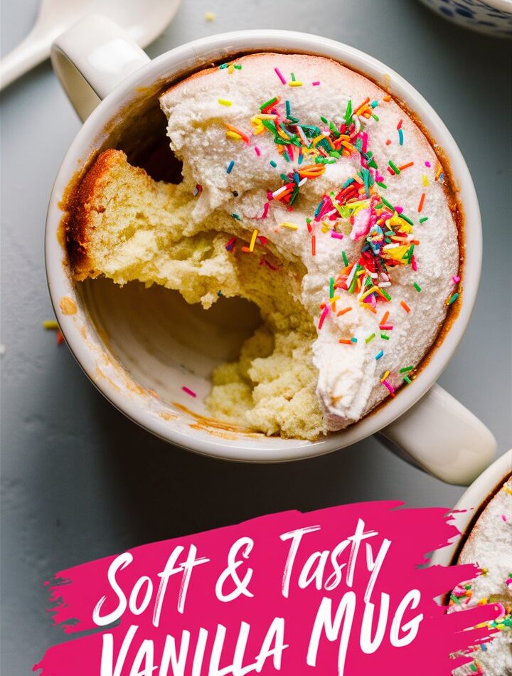 Vanilla Mug Cake – Quick and Easy Mug Cake Recipes for Instant Dessert Joy