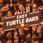 Easy Turtle Bars with Chocolate and Pecans – Sweet Dessert Recipes Easy