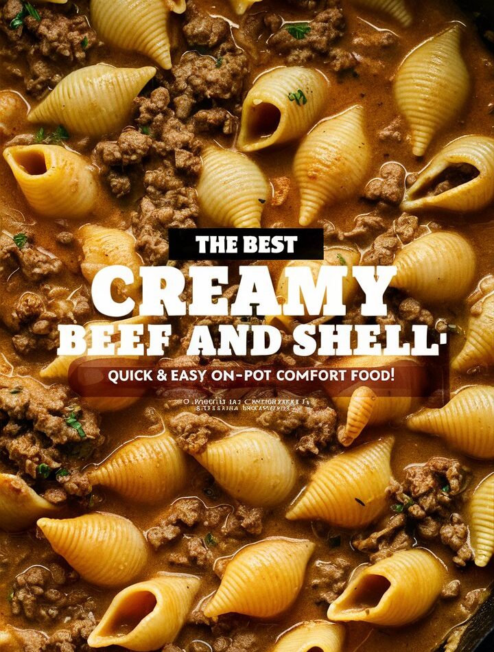 Creamy Beef and Shells – Easy Recipes with Ground Beef for the Whole Family