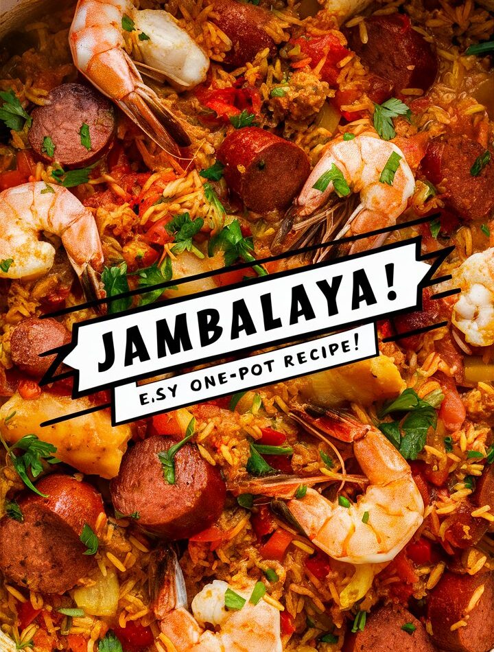 One Pot Jambalaya – A Flavorful Twist on Easy Recipes for Dinner