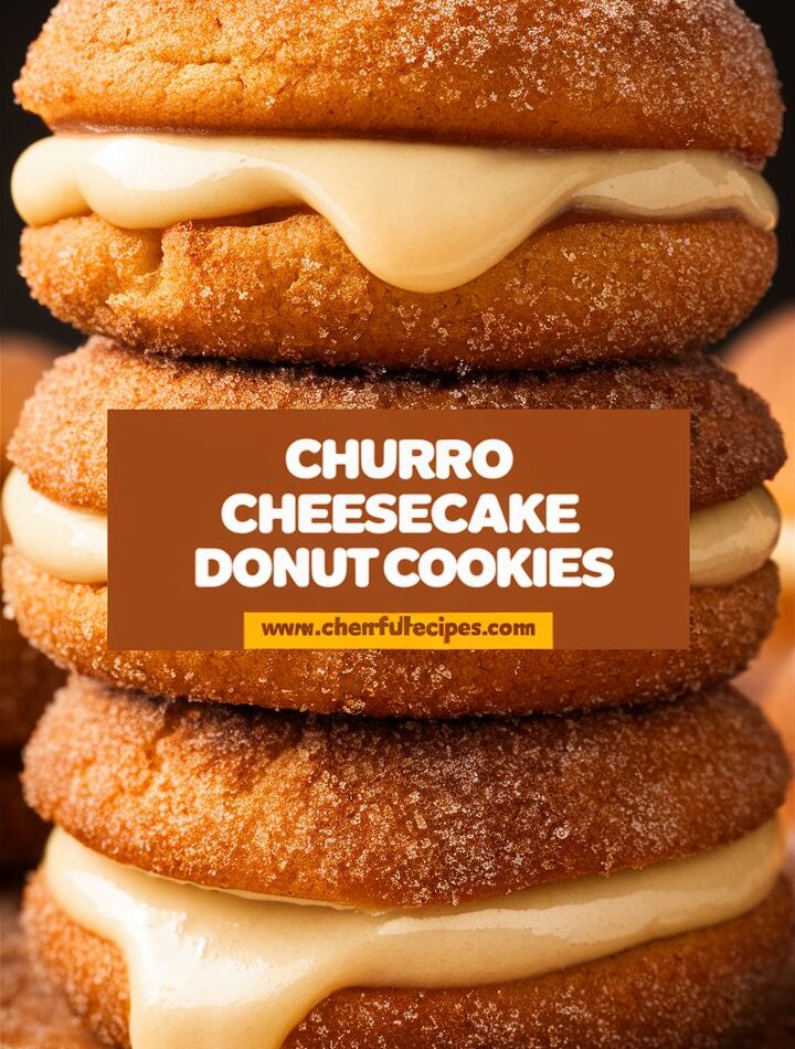 Churro Cheesecake Donut Cookies – Sweet Easy Recipes You’ll Crave
