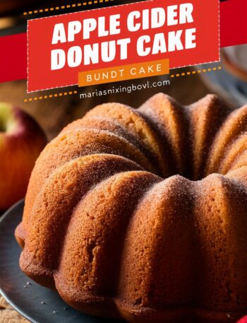 3-Ingredient Apple Cake – Apple Cider Donut Cake Recipe Easy