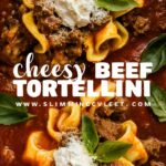 Philly Cheesesteak Tortellini Pasta – Easy Recipes with Ground Beef