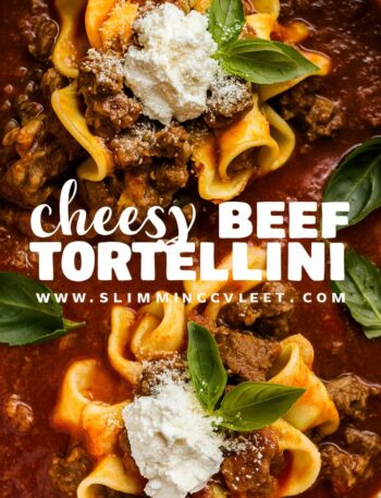 Philly Cheesesteak Tortellini Pasta – Easy Recipes with Ground Beef