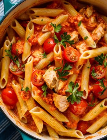 Southwest Chicken Alfredo – Easy Recipes With Rotisserie Chicken