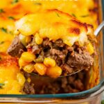 Cheddar-Crusted Ground Beef and Rice Casserole Easy Recipes with Ground Beef