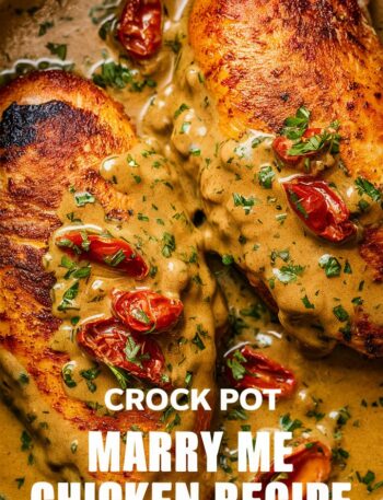 Crockpot Marry Me Chicken with a Creamy Sun-Dried Tomato Sauce