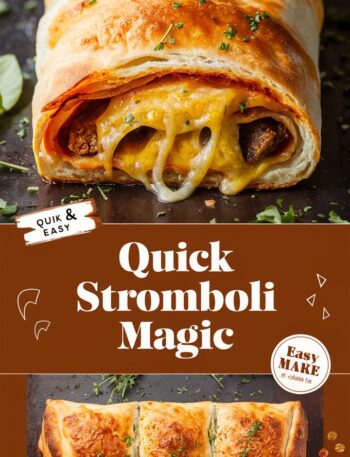 Cheesy Pepperoni Stromboli – Easy Recipes for Dinner the Whole Family Will Love