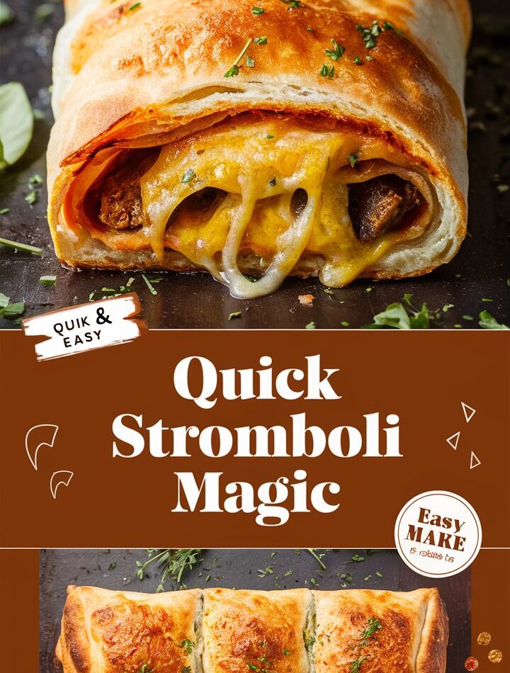 Cheesy Pepperoni Stromboli – Easy Recipes for Dinner the Whole Family Will Love