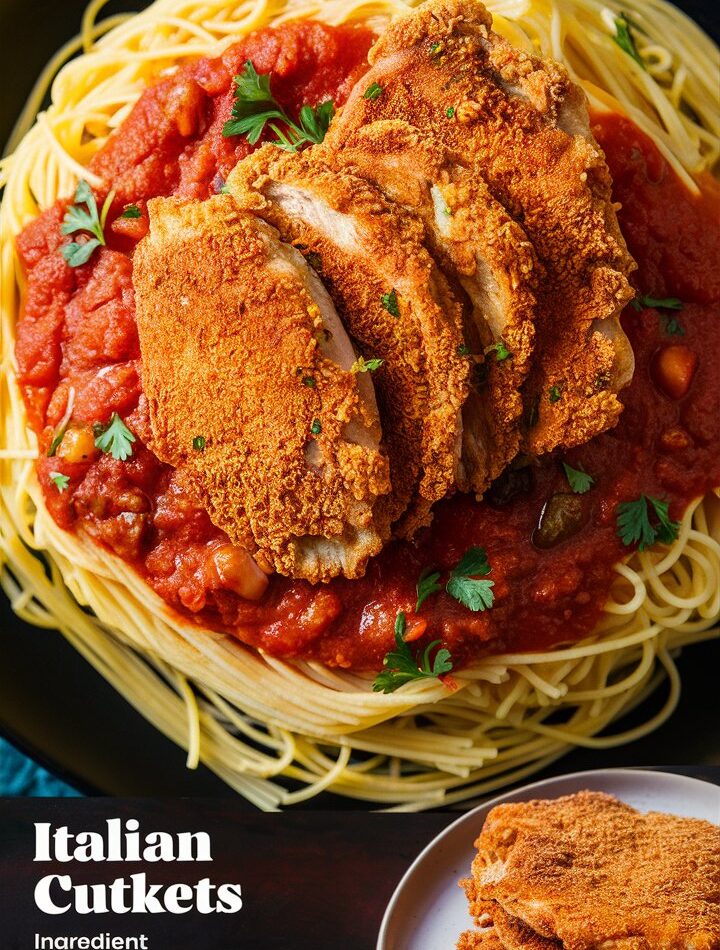 Italian Chicken Cutlets Easy Glaze Recipe