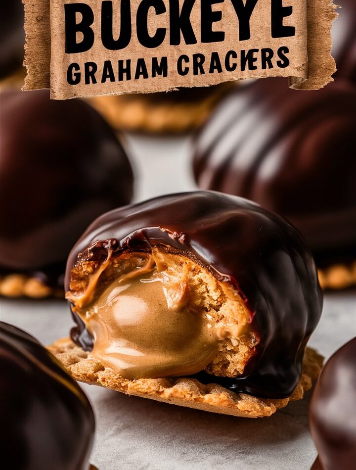 No-Bake Buckeye Graham Crackers Easy Sweet Recipes