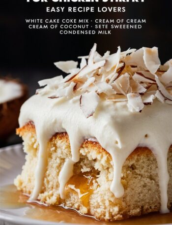Coconut Cream Poke Cake for Chicken Stirfry Easy Recipe Lovers
