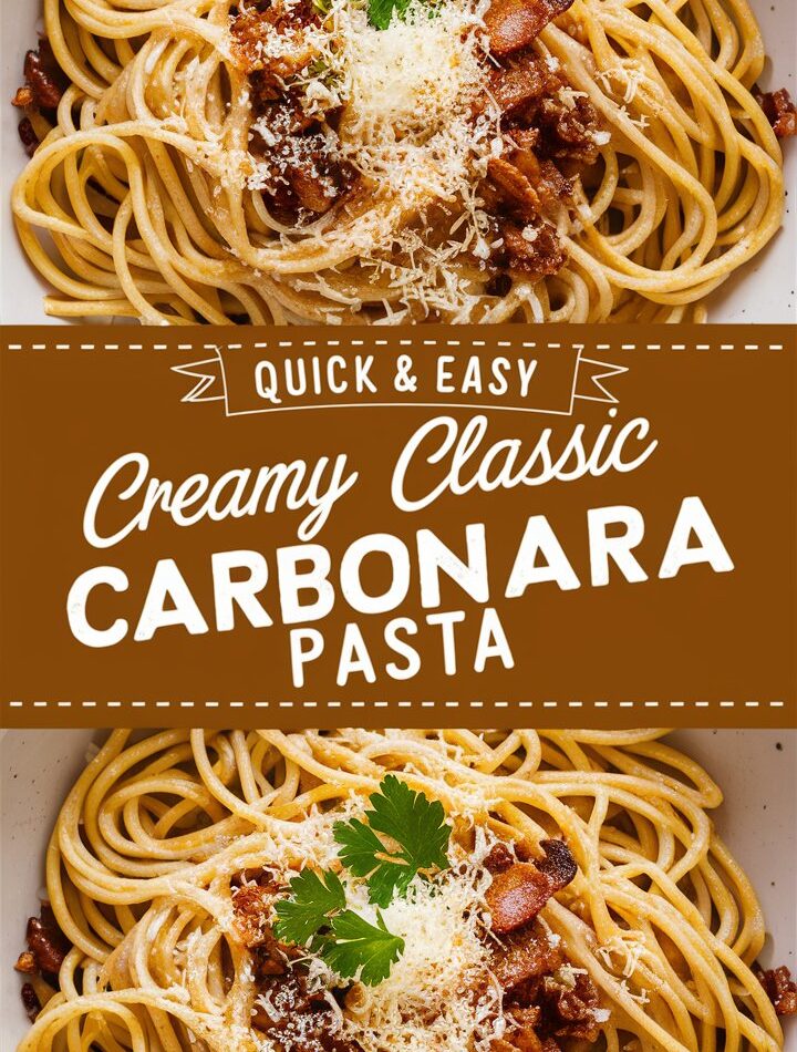 Bacon Carbonara Pasta – Easy Bacon Pasta Recipes for Weeknight Comfort