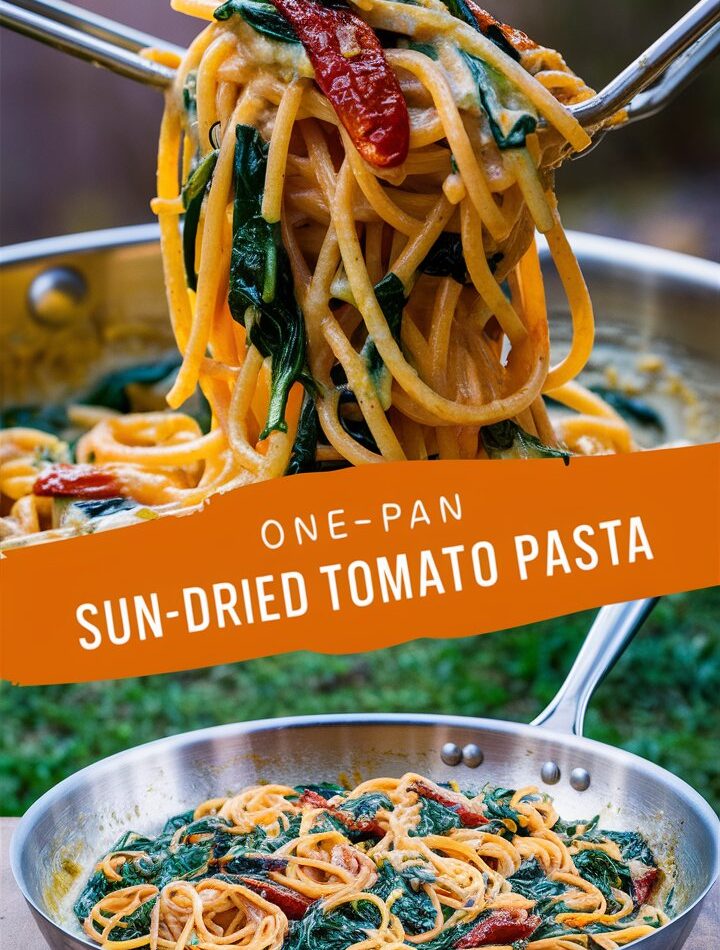 One-Pan Sun-Dried Tomato Pasta – Quick and Easy Recipes Everyone Will Love
