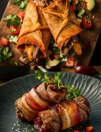 Beef and Cheese Chimichangas – Easy Recipes with Ground Beef