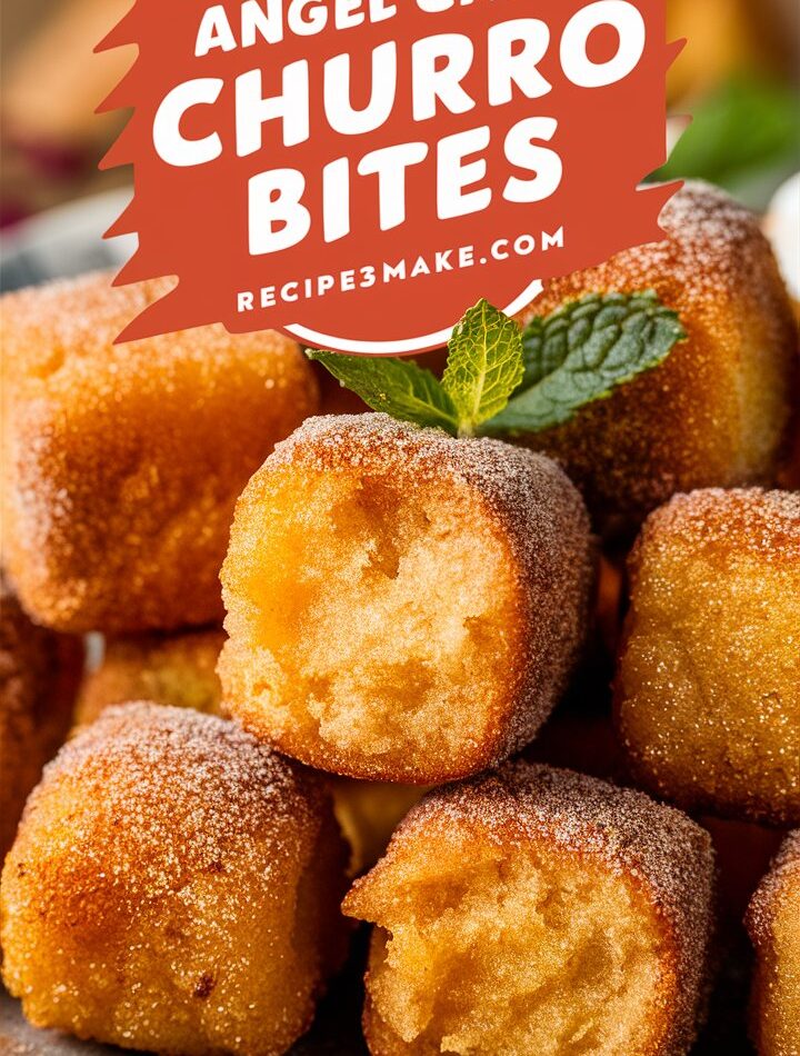 Angel Cake Churro Bites – Easy Sweet Recipes
