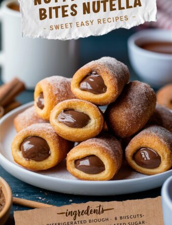 Nutty Churro Bites with Nutella – Sweet Easy Recipes You’ll Crave