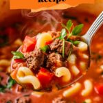 Beef & Tomato Macaroni Soup – Easy Recipes with Ground Beef