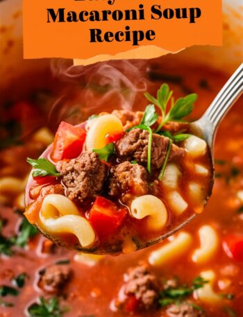 Beef & Tomato Macaroni Soup – Easy Recipes with Ground Beef