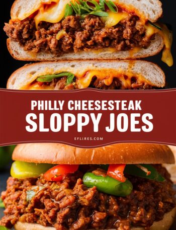 Philly Cheesesteak Sloppy Joes – Easy Recipes with Ground Beef Everyone Will Love