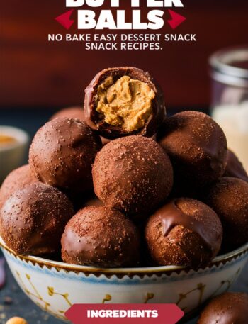 Peanut Butter Balls – Easy Dessert Snack Recipes for Sweet Cravings