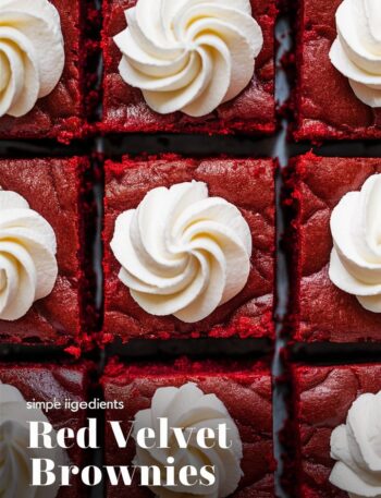 Red Velvet Brownies for Sweet Easy Recipes Fans