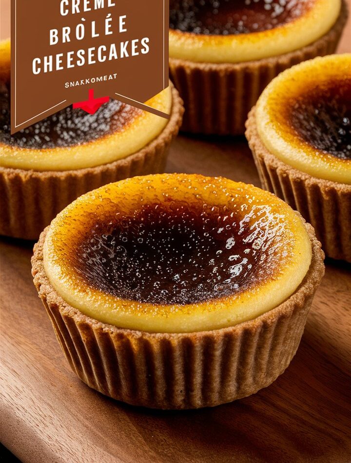 Mini Crème Brûlée Cheesecakes – Mini Desserts Made Easy