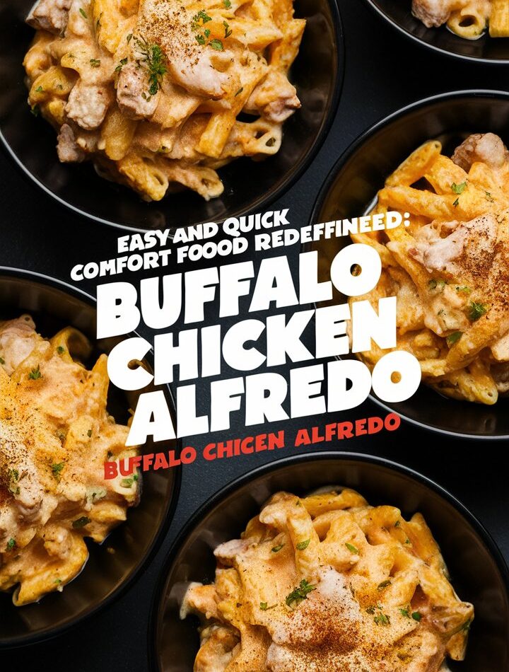 Buffalo Chicken Alfredo Pasta Easy Recipe