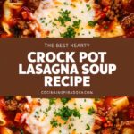 Crock Pot Cheesy Lasagna Soup – pasta easy recipes