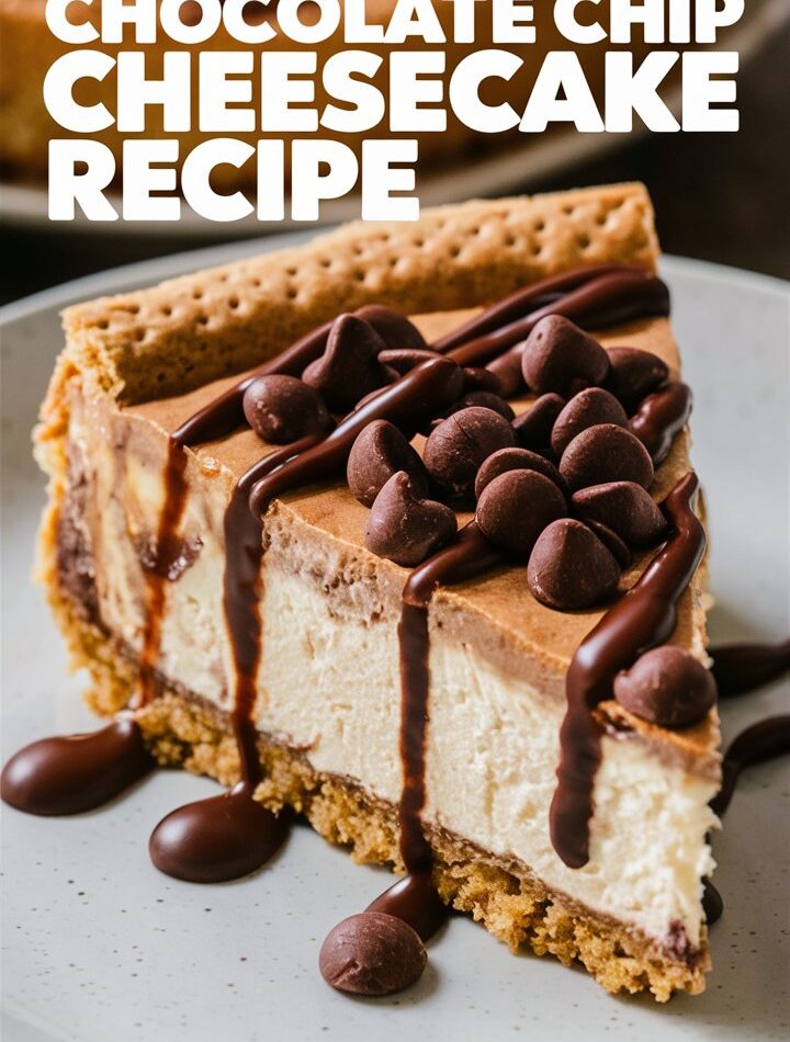 No Bake Chocolate Chip Cheesecake – Quick and Easy Cheesecake Recipes